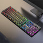 EWEADN GX30 Retro Punk Computer Laptop Keyboard USB Wired Backlit Gaming Keyboard