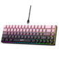 HXSJ V200 Ergonomic 68 Keys Membrane Keyboard RGB Lighting Wired Keyboard for Gaming, 25-Key Rollover