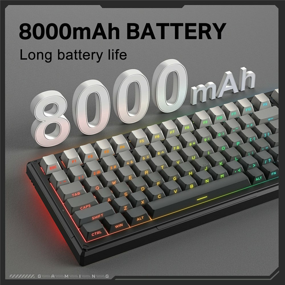 ONIKUMA G83 2.4G Wireless / Bluetooth-compatible / Wired 3 Modes 82-Key Mechanical Keyboard Hot Swappable Gaming Keyboard