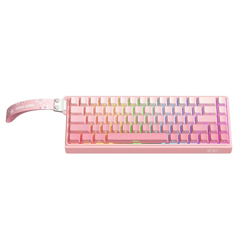 ONIKUMA G69 68 Keys Hot Swappable Keyboard for Mac / Windows / Android Magnetic Axis Gaming Keyboard with RGB Light