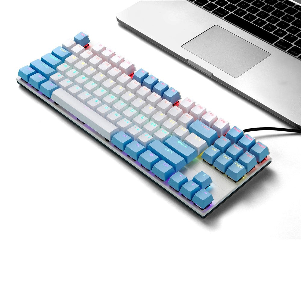 IBLANCOD K87 87-Key Conflict-Free Mechanical Keyboard with Colorful Backlit for Home/Office/Gaming
