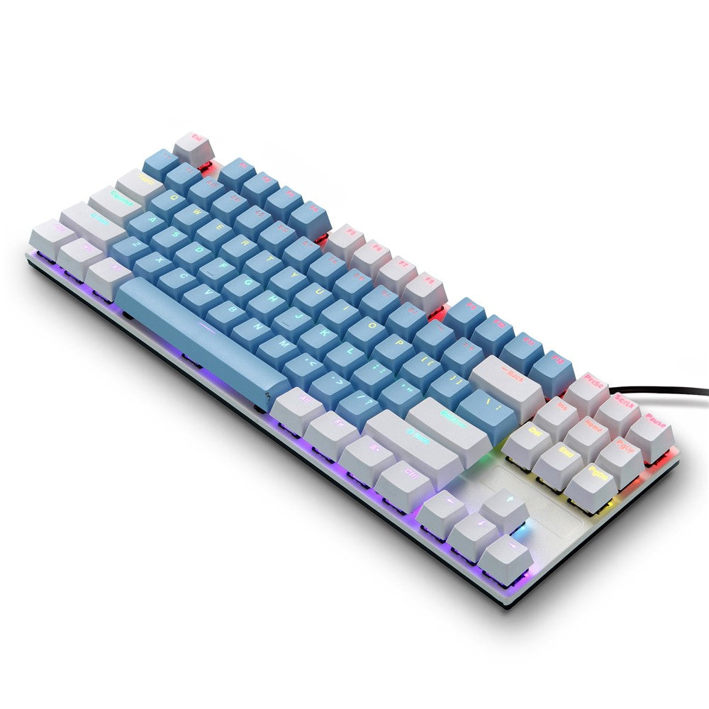 IBLANCOD K87 87-Key Conflict-Free Mechanical Keyboard with Colorful Backlit for Home/Office/Gaming