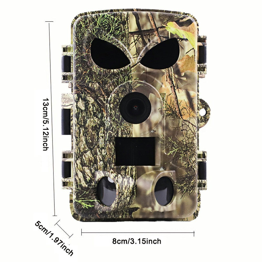 PR8000 Outdoor Hunting 8K WiFi Trail Camera 60MP Ultra HD Night Vision Wildlife Scouting Pocket Cam