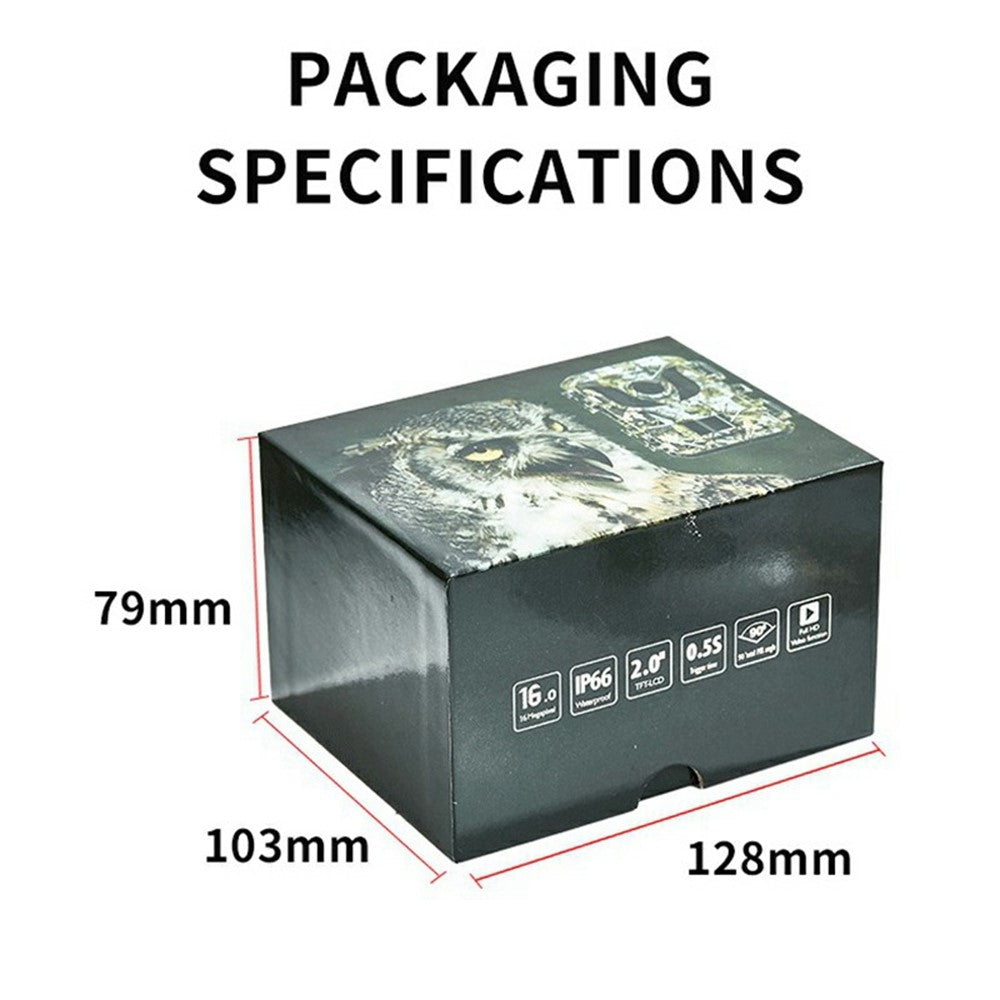 DL005 Outdoor Night Vision Wildlife Monitoring Hunting Camera 1080P HD PRI Infrared Trail Camera