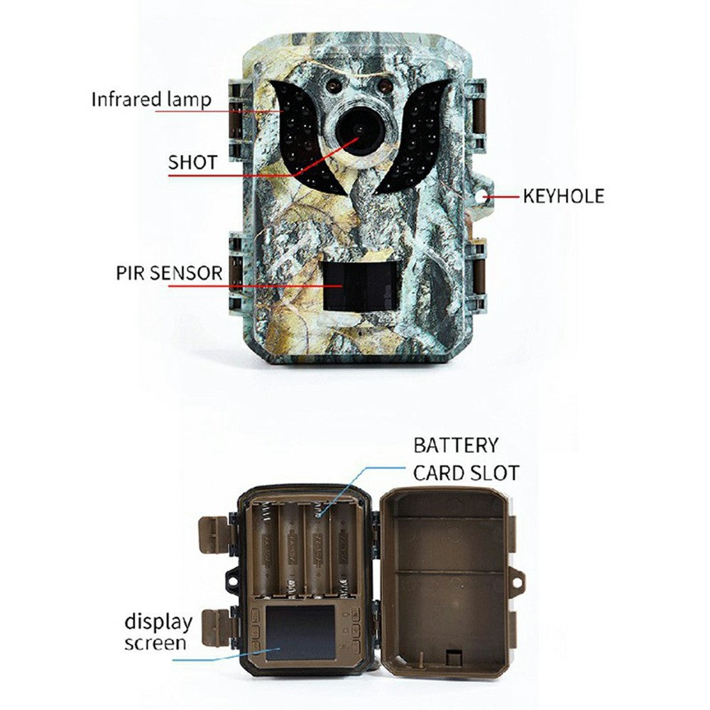 DL005 Outdoor Night Vision Wildlife Monitoring Hunting Camera 1080P HD PRI Infrared Trail Camera