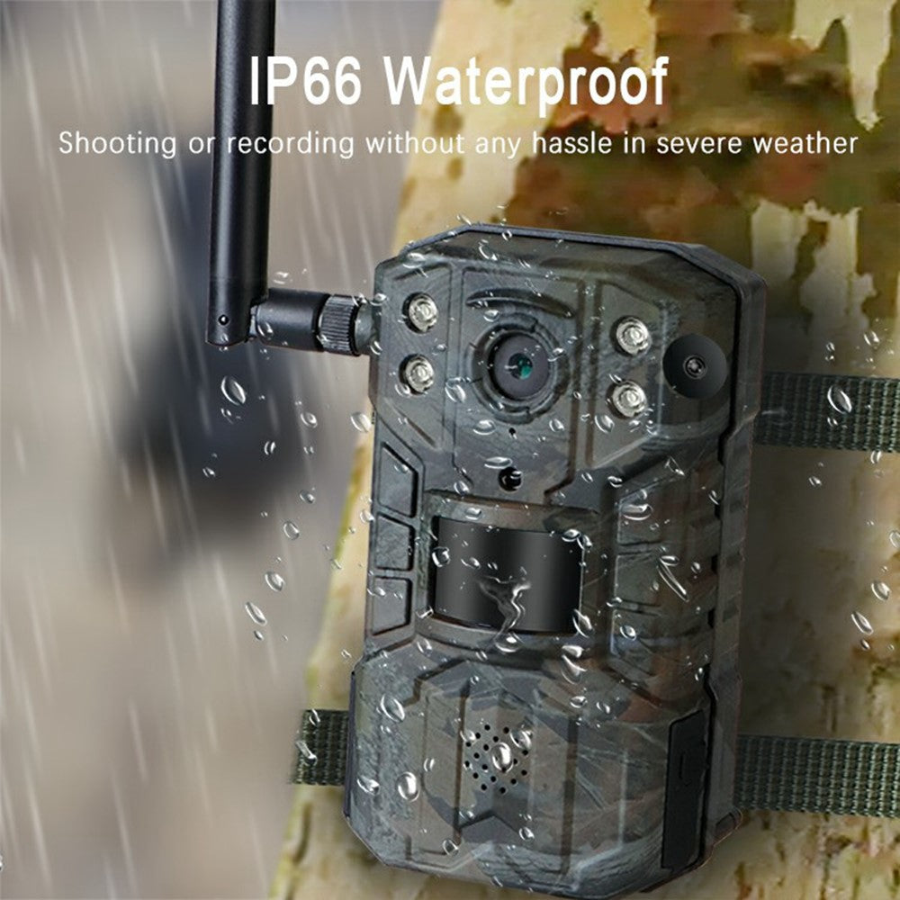 H2 Wildlife Surveillance Hunting Camera 4G Remote Monitoring Outdoor Wireless Trail Cam (European Version)