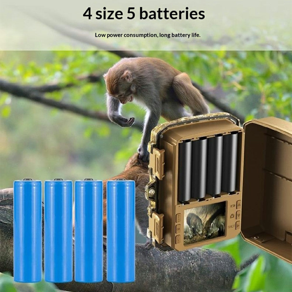 DL003 Hunting Camera HD Infrared Wildlife Recorder Outdoor Waterproof Night Vision PIR Motion Sensor Camera