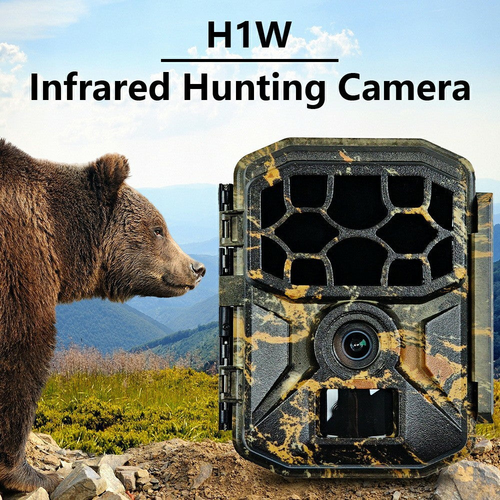 H1W 8K 60MP Trail Camera Solar Panel WiFi Bluetooth-compatible Infrared Hunting Camera with Night Vision for Wildlife Scouting