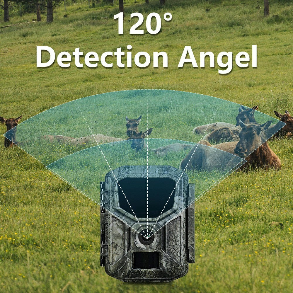 H2W 8K 60MP Trail Camera Solar Panel WiFi Bluetooth-compatible Infrared Hunting Camera with Night Vision for Wildlife Scouting