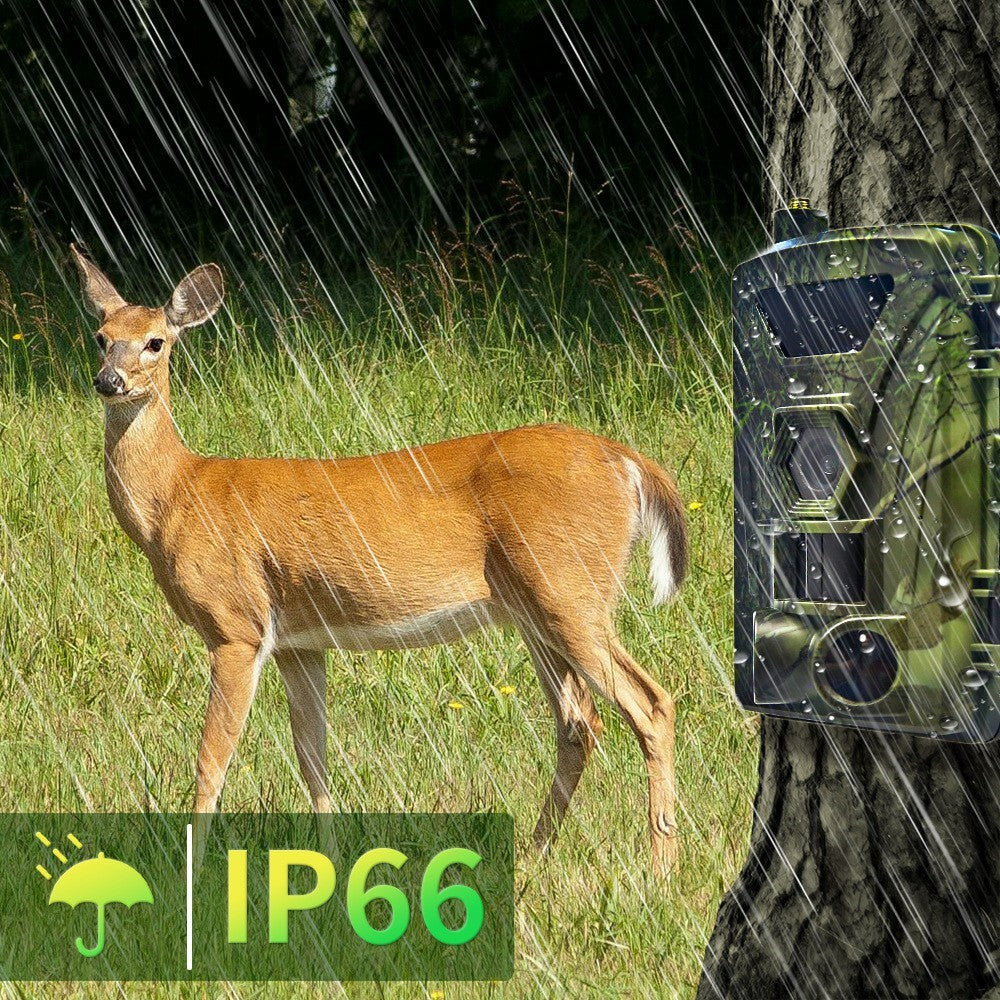 PR802LTE 4G LTE Trail Camera 60MP 4K Night Vision IP66 Waterproof Hunting Camera for Wildlife Scouting