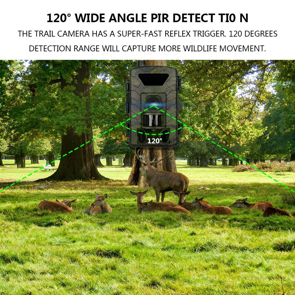 PR803LTE 4G Trail Camera 60MP 1296P HD Night Vision Hunting Camera with App Remote Monitoring for Wildlife Scouting