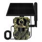 ESCAM QF380 Solar 4G Intelligent Hunting Camera Waterproof PIR Motion Sensor Night Vision Trail Camera, EU Version