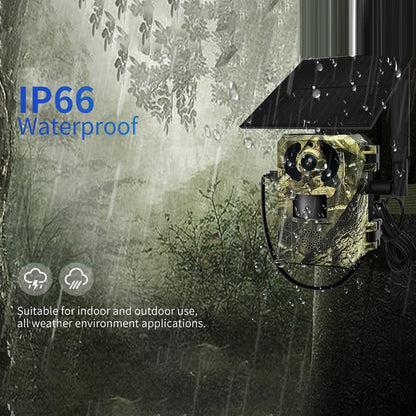 ESCAM QF380 Solar 4G Intelligent Hunting Camera Waterproof PIR Motion Sensor Night Vision Trail Camera, EU Version