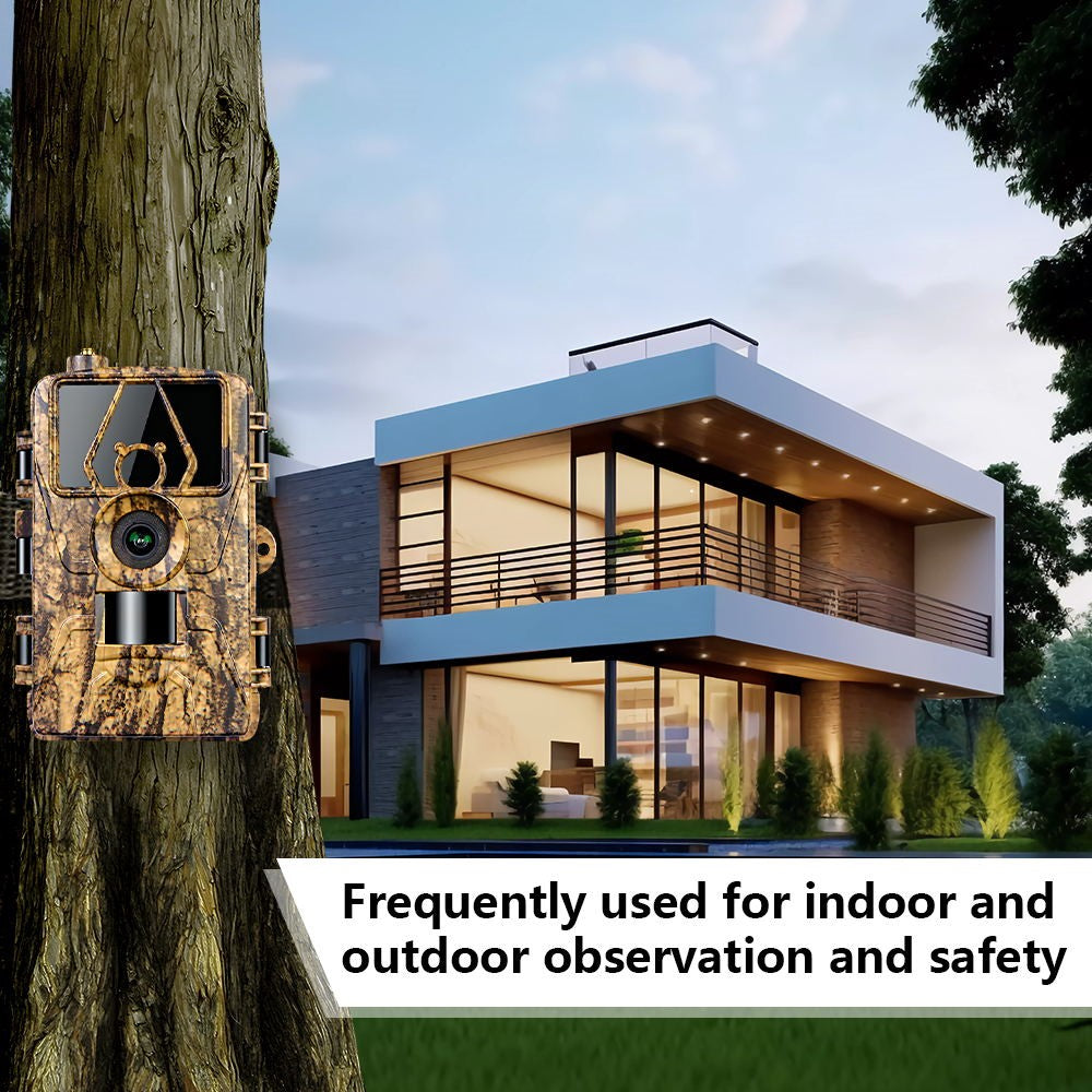 PR801LTE 4G LTE Trail Camera IP66 Waterproof 8K 60MP Wildlife Hunting Camera with Night Vision PIR Motion Detection