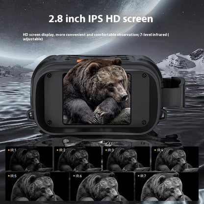 328 10X Digital Zoom Video Recorder 2.8-inch IPS Screen 1080P HD Outdoor Night Vision Binoculars