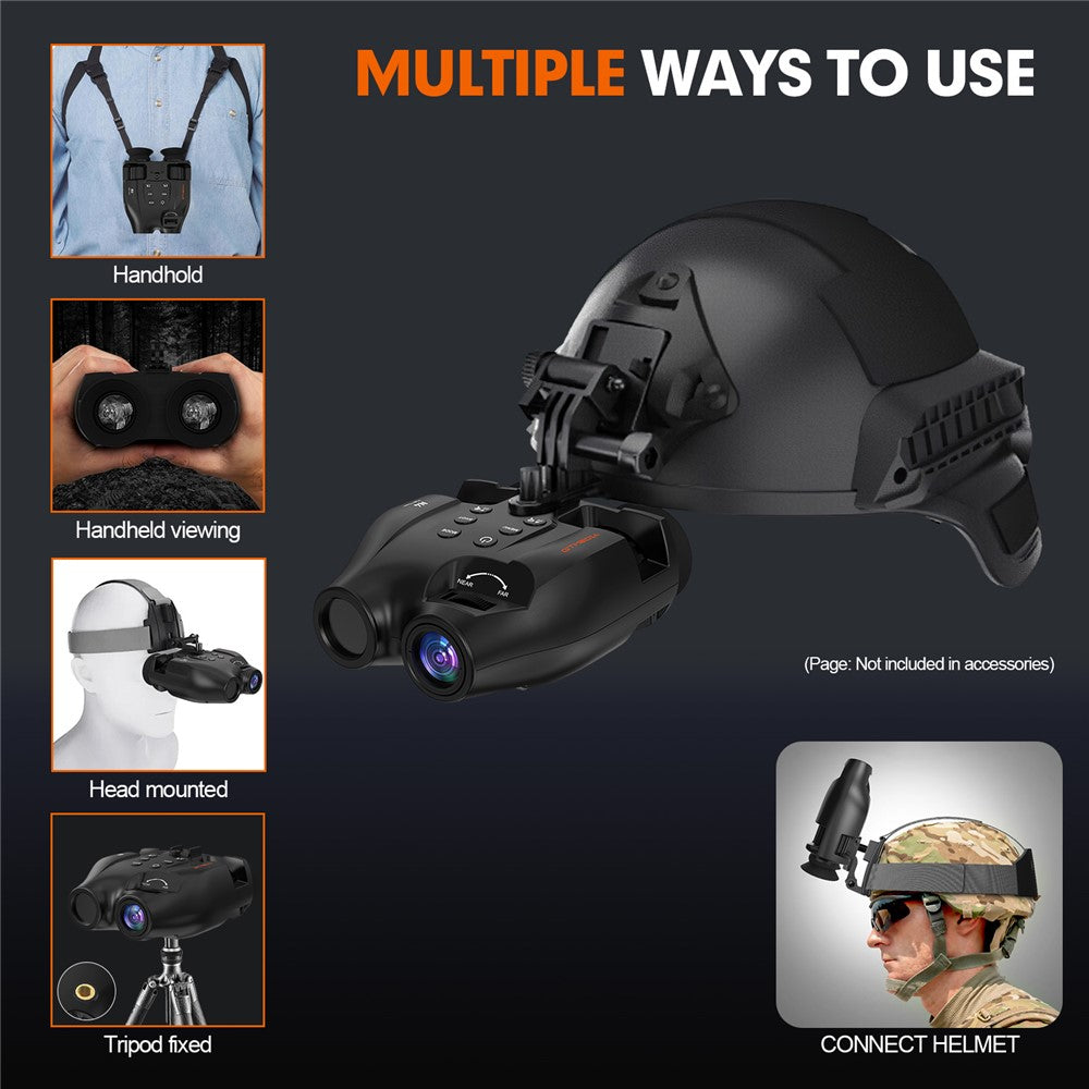 GTMEDIA N4 1080P HD Night Vision Binoculars 7 Level Brightness 5x Digital Zoom Outdoor Telescope