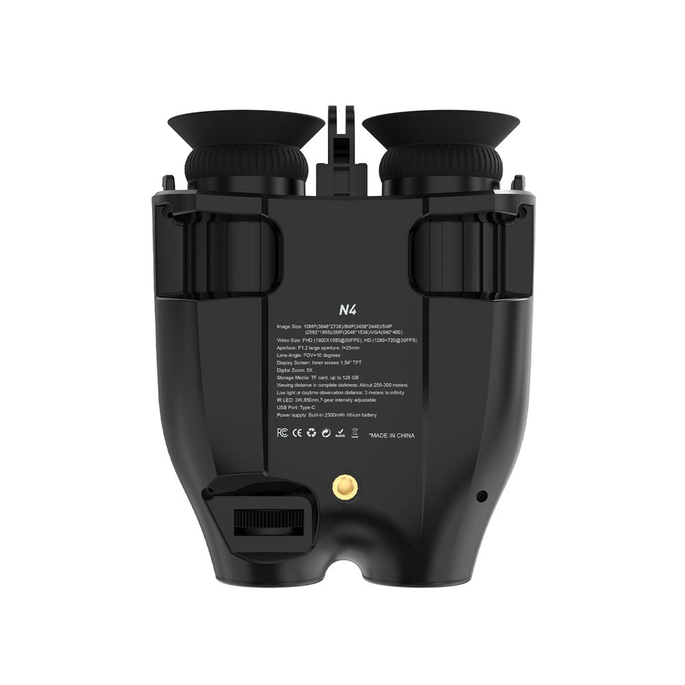 GTMEDIA N4 1080P HD Night Vision Binoculars 7 Level Brightness 5x Digital Zoom Outdoor Telescope
