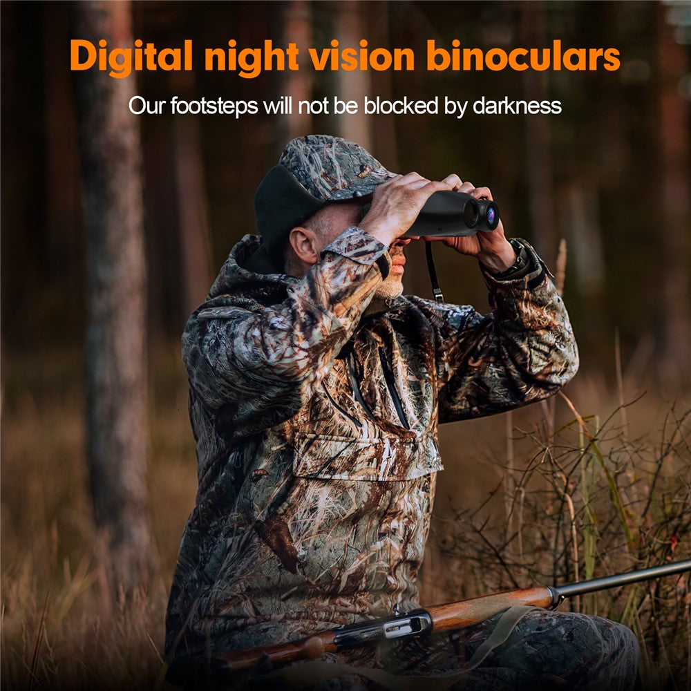 GTMEDIA N4 1080P HD Night Vision Binoculars 7 Level Brightness 5x Digital Zoom Outdoor Telescope