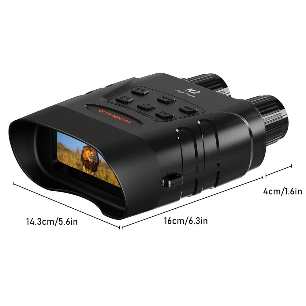GTMEDIA N2 1080P HD Night Vision Binoculars 5X Digital Zoom 300m Range IP66 Outdoor Telescope