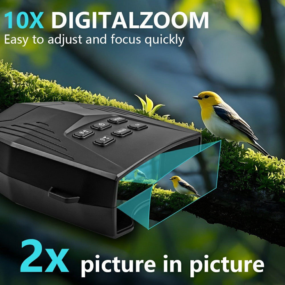 Z8 Night Vision Monocular 5K 60MP Infrared Camera Telescope with Flashlight for Outdoor Surveillance