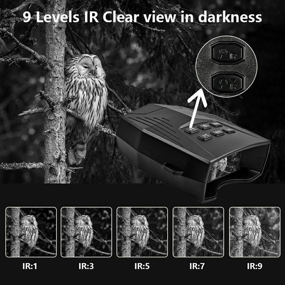 Z8 Night Vision Monocular 5K 60MP Infrared Camera Telescope with Flashlight for Outdoor Surveillance