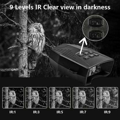 Z8 Night Vision Monocular 5K 60MP Infrared Camera Telescope with Flashlight for Outdoor Surveillance