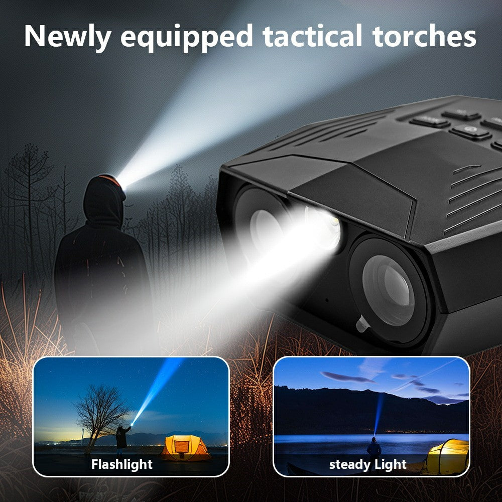 Z8 Night Vision Monocular 5K 60MP Infrared Camera Telescope with Flashlight for Outdoor Surveillance
