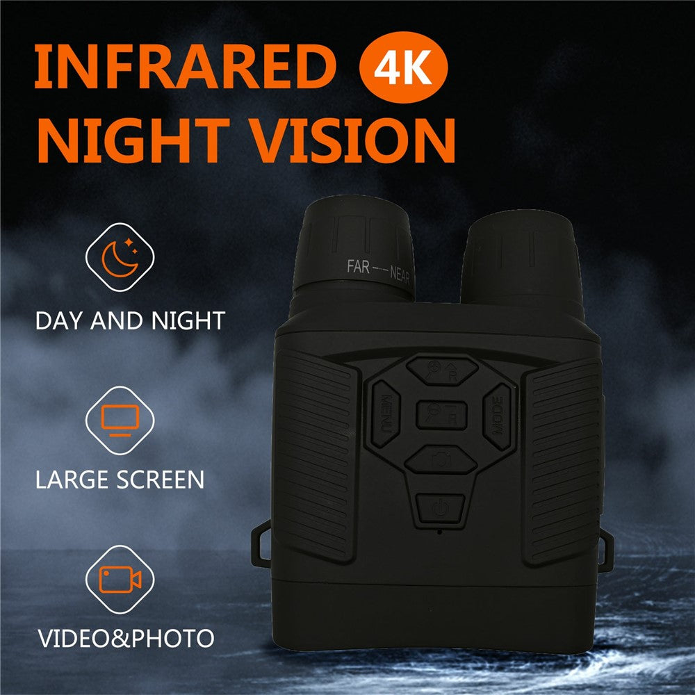 Y6 Night Vision Binoculars 36MP Digital 5X Zoom 4K 3 Inch LED Screen Telescope No Memory Card