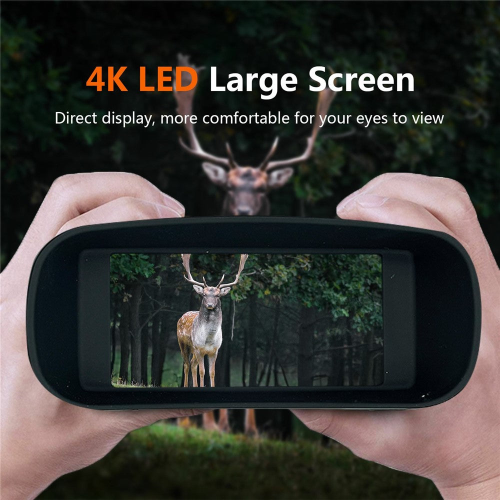 Y6 Night Vision Binoculars 36MP Digital 5X Zoom 4K 3 Inch LED Screen Telescope No Memory Card