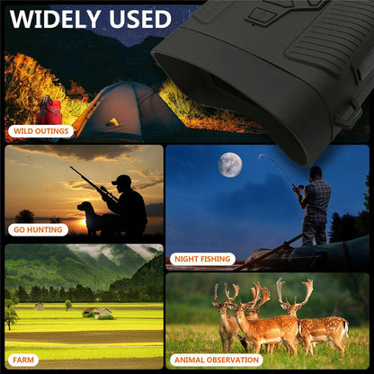 Y6 Night Vision Binoculars 36MP Digital 5X Zoom 4K 3 Inch LED Screen Telescope No Memory Card
