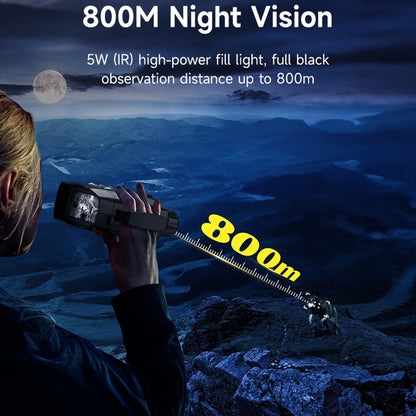 326 4K Night Vision Binoculars with 3 inch IPS Screen 800m Night Vision Goggles for Hunting Wildlife