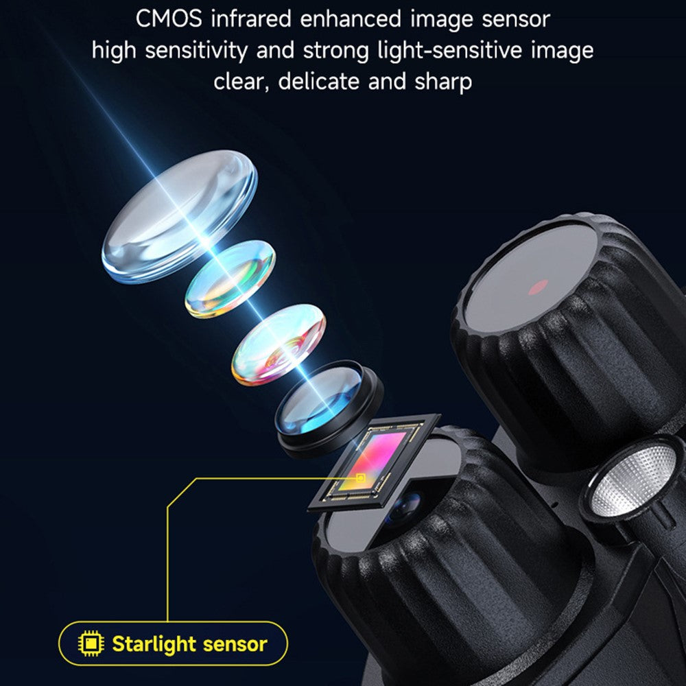 326 4K Night Vision Binoculars with 3 inch IPS Screen 800m Night Vision Goggles for Hunting Wildlife