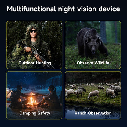 326 4K Night Vision Binoculars with 3 inch IPS Screen 800m Night Vision Goggles for Hunting Wildlife