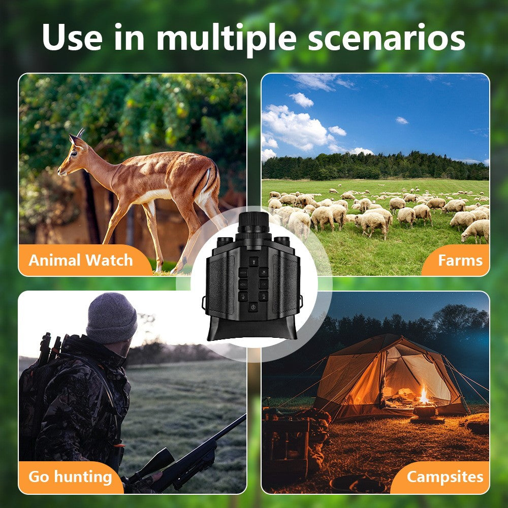 Z9 Night Vision Telescope 5K 9 Level Infrared Night Vision with 10X Zoom 60MP Camera for Hunting