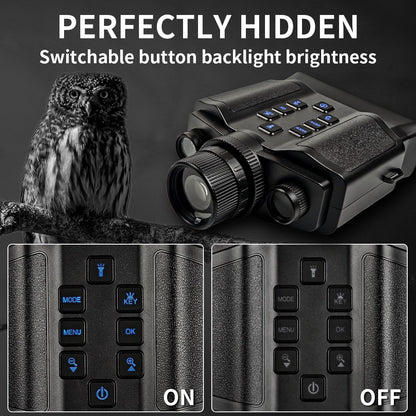 Z9 Night Vision Telescope 5K 9 Level Infrared Night Vision with 10X Zoom 60MP Camera for Hunting