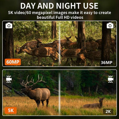 Z9 Night Vision Telescope 5K 9 Level Infrared Night Vision with 10X Zoom 60MP Camera for Hunting