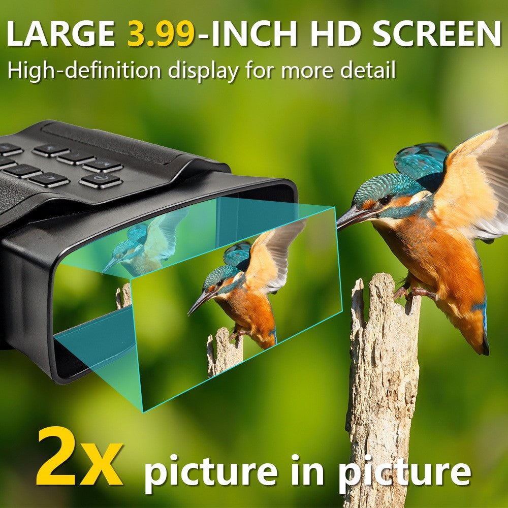 Z9 Night Vision Telescope 5K 9 Level Infrared Night Vision with 10X Zoom 60MP Camera for Hunting