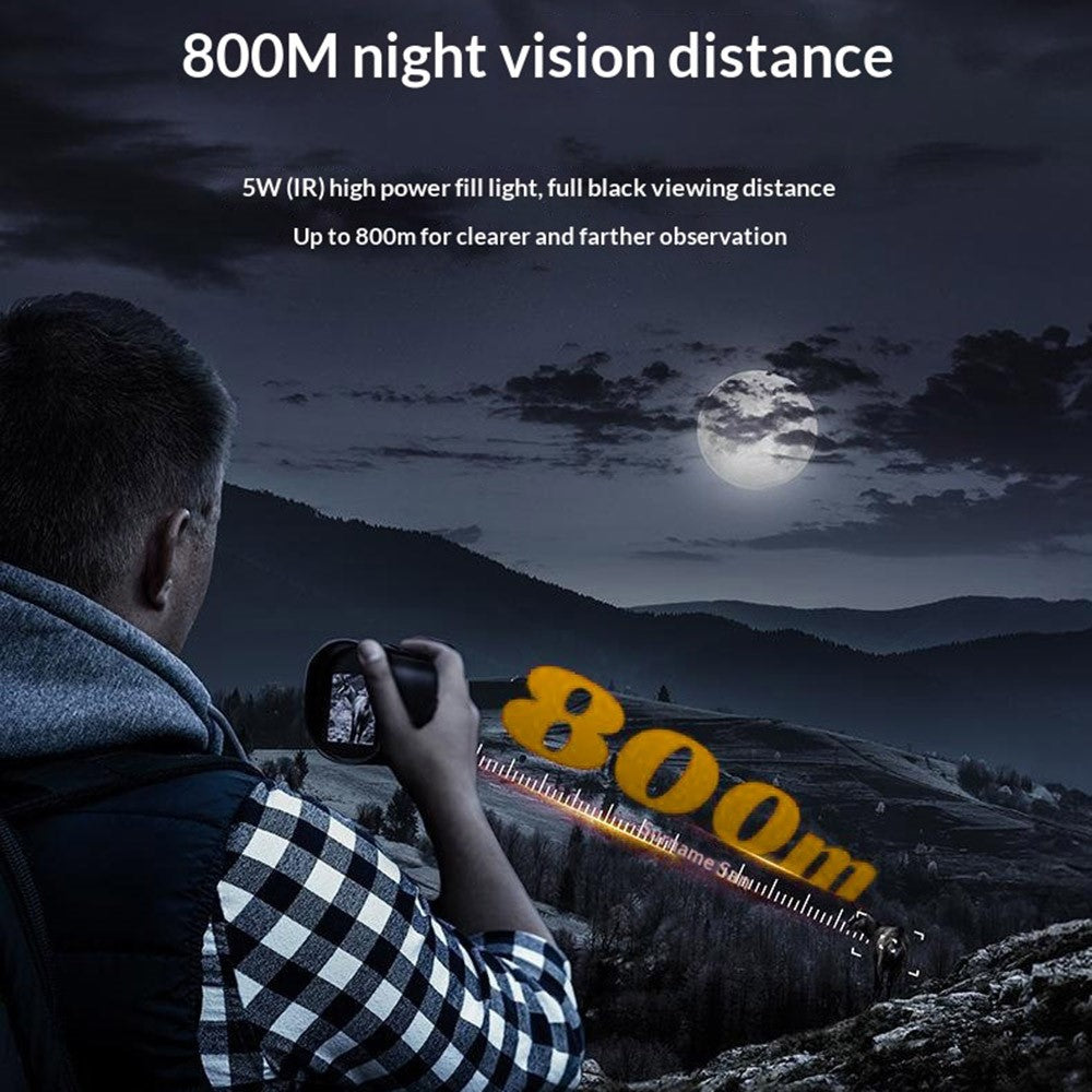329 Digital Night Vision Binoculars 1080P 4K 800m Range 10X Zoom 5W IR Infrared Telescope for Hunting Camping