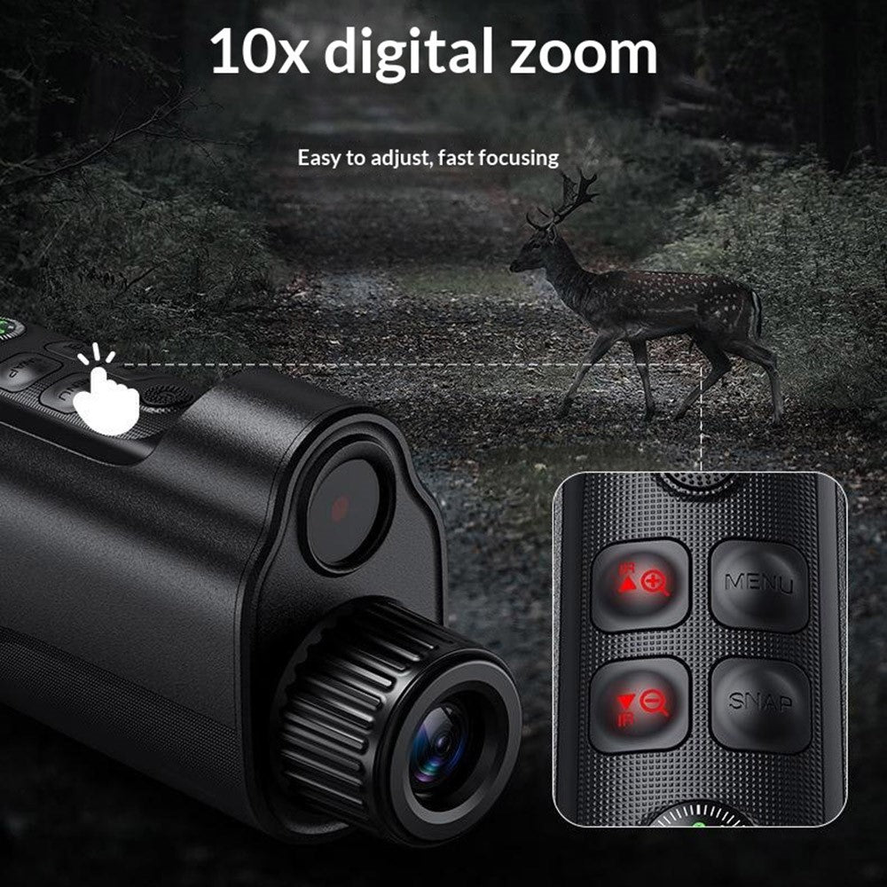 329 Digital Night Vision Binoculars 1080P 4K 800m Range 10X Zoom 5W IR Infrared Telescope for Hunting Camping