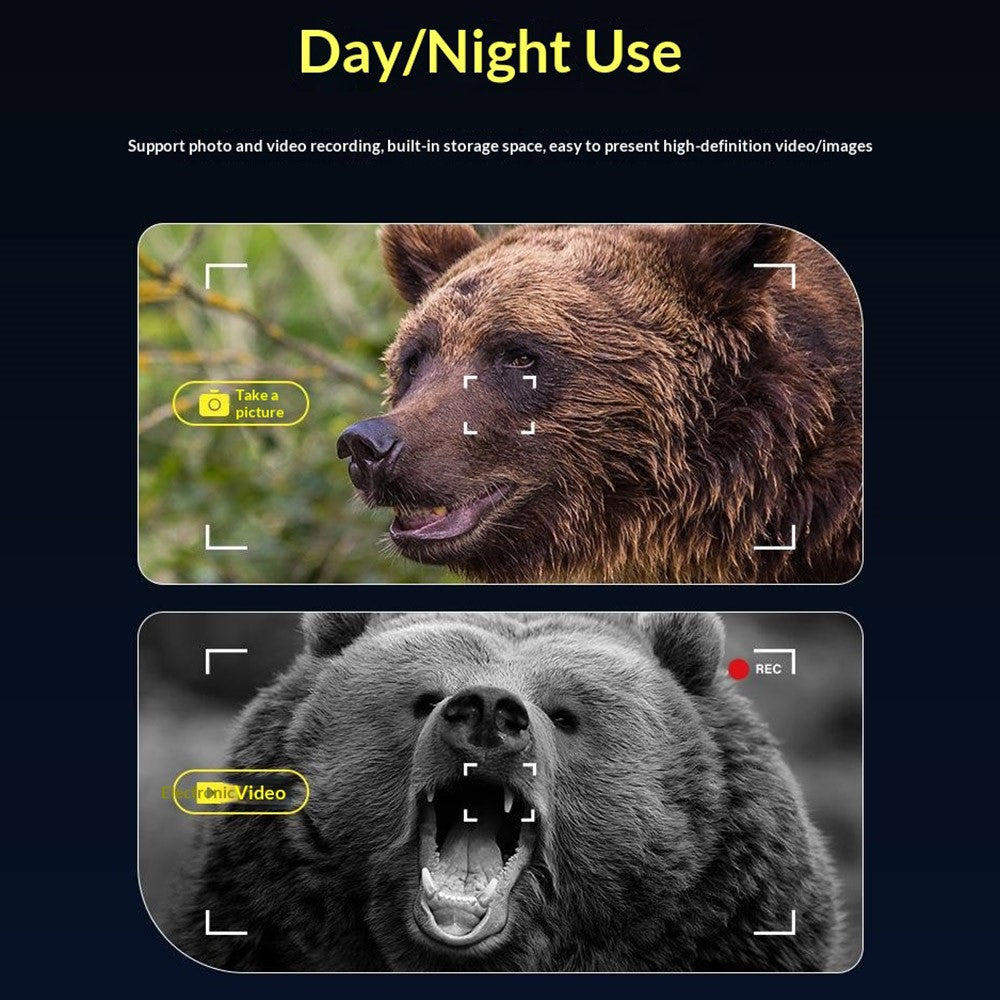 326 Night Vision Binoculars 4K HD Infrared 800M Range 3.0 Inch Screen 10X Zoom Digital Telescope for Outdoor Hunting