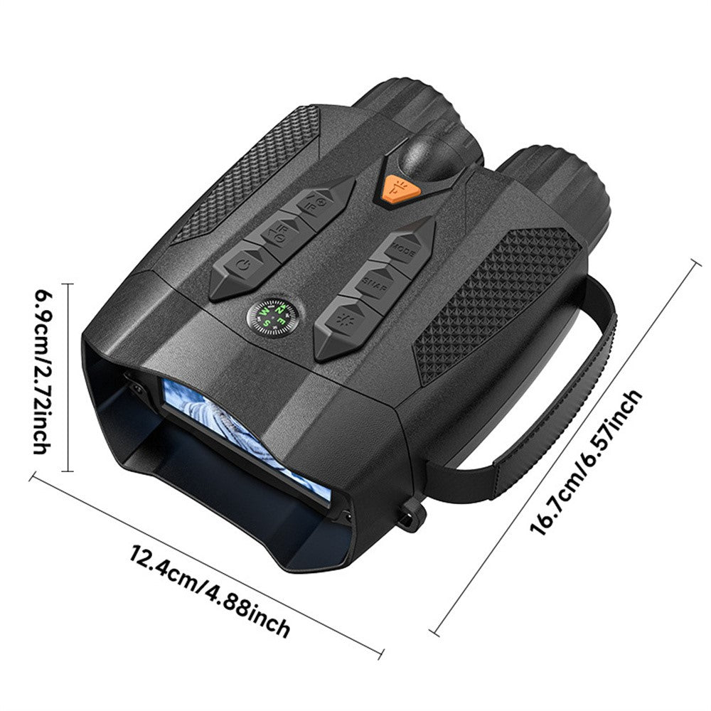 326 Night Vision Binoculars 4K HD Infrared 800M Range 3.0 Inch Screen 10X Zoom Digital Telescope for Outdoor Hunting