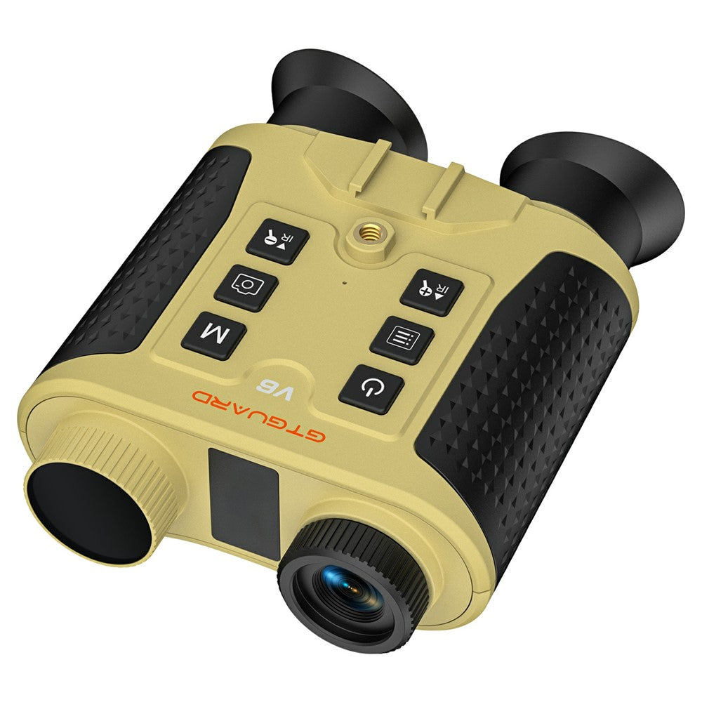 GTGUARD V6 4K Night Vision Binoculars Dual Mode 8X Digital Zoom 300m Range 1080P Recording Digital Telescope for Hunting