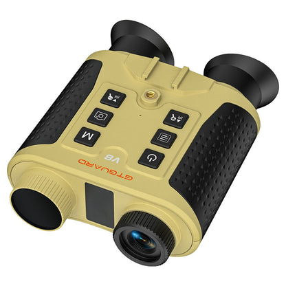 GTGUARD V6 4K Night Vision Binoculars Dual Mode 8X Digital Zoom 300m Range 1080P Recording Digital Telescope for Hunting