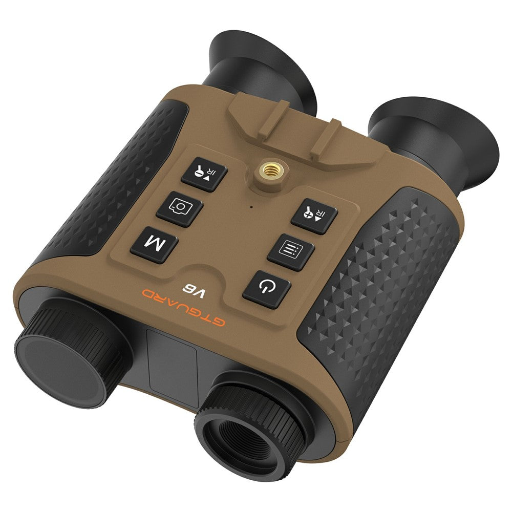 GTGUARD V6 4K Night Vision Binoculars Dual Mode 8X Digital Zoom 300m Range 1080P Recording Digital Telescope for Hunting