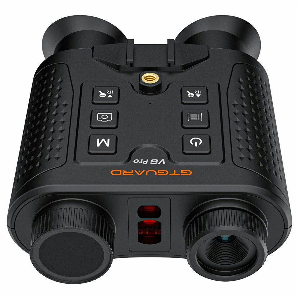 GTGUARD V6 Pro 4K Night Vision Binoculars with Precision Ranging Function Dual Mode 8X Digital Zoom 300m Range 1080P Recording Digital Telescope for Hunting