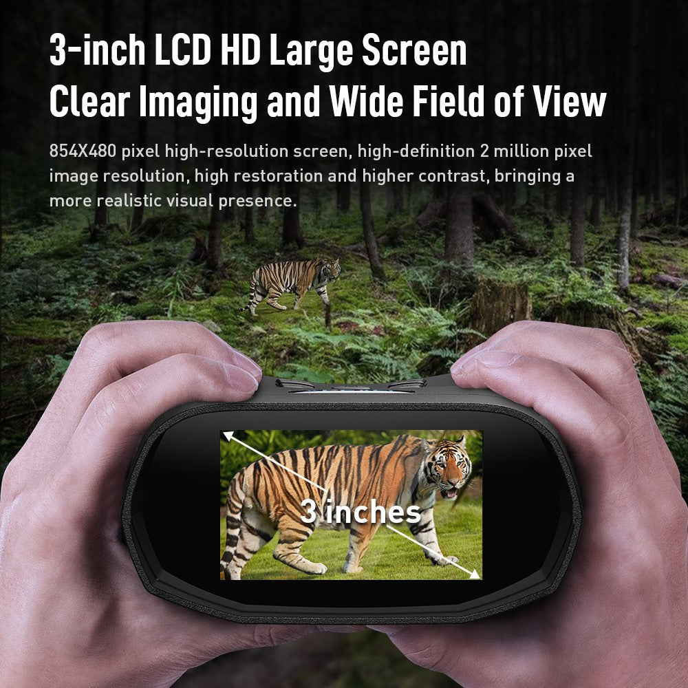 APEXEL APL-NV009 Digital Night Vision Binocular 3 inch Screen Photo Video Portable Infrared Night Vision Binocular