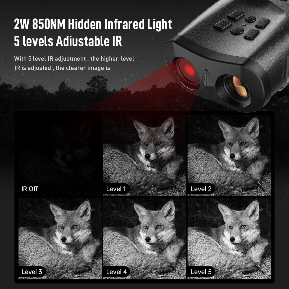 APEXEL APL-NV009 Digital Night Vision Binocular 3 inch Screen Photo Video Portable Infrared Night Vision Binocular