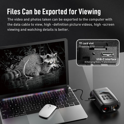 APEXEL APL-NV009 Digital Night Vision Binocular 3 inch Screen Photo Video Portable Infrared Night Vision Binocular