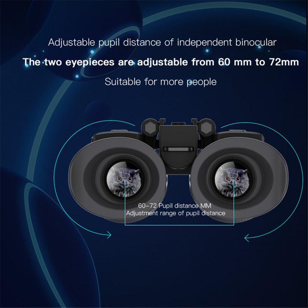 NV8300 Head-mounted Night Vision Naked Eye 3D Effect Binocular Night Vision Telescope Adjustable Interpupillary Distance