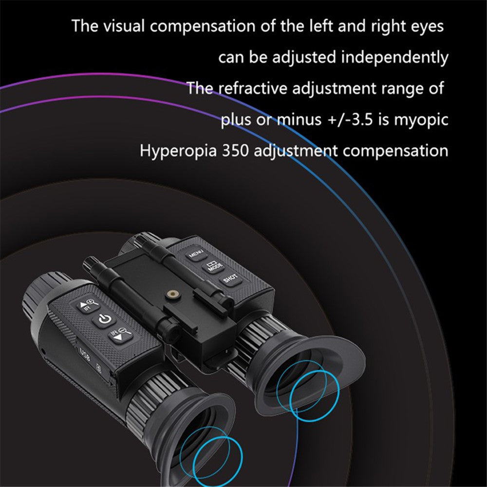 NV8300 Head-mounted Night Vision Naked Eye 3D Effect Binocular Night Vision Telescope Adjustable Interpupillary Distance